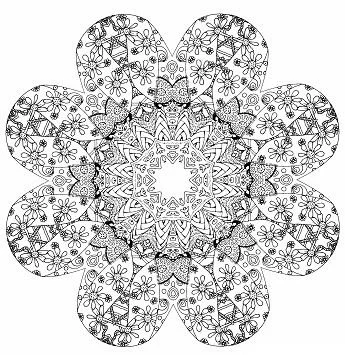 Mandala Coloring Pages 96