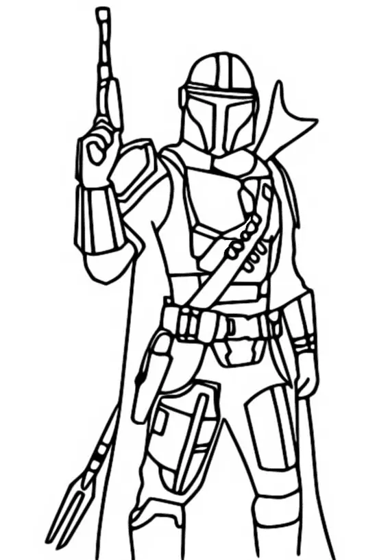 Mandalorian Ausmalbilder 13