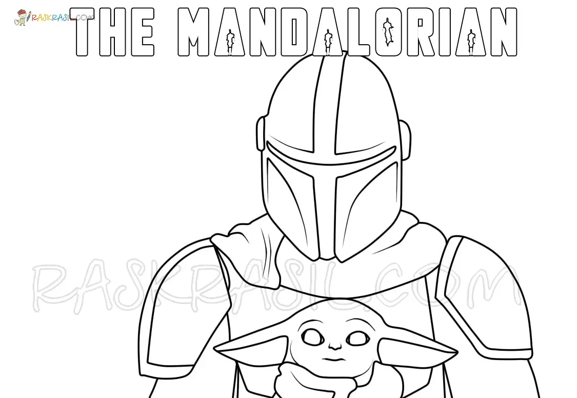 Mandalorian Coloring Pages 15
