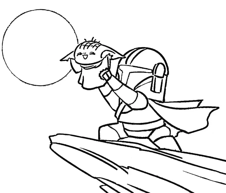 Mandalorian Ausmalbilder 26