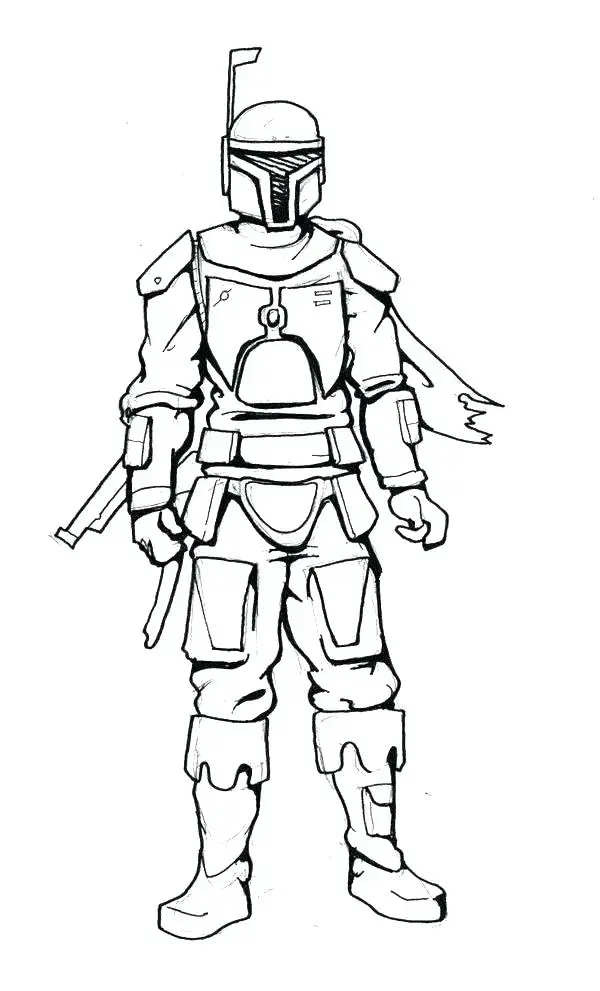 Mandalorian Ausmalbilder 35