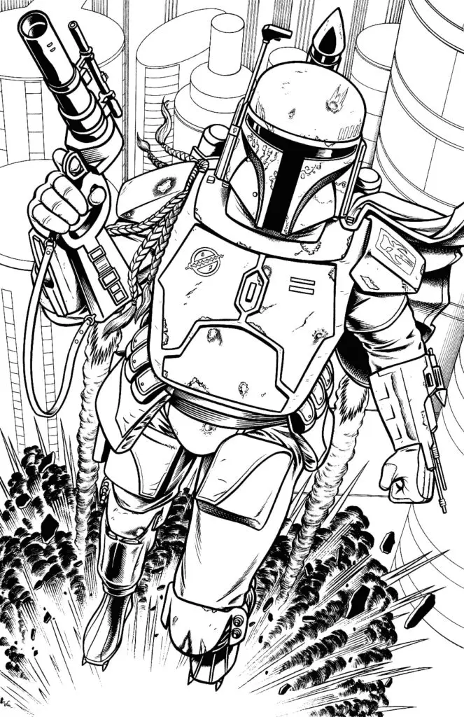 Mandalorian Ausmalbilder 36