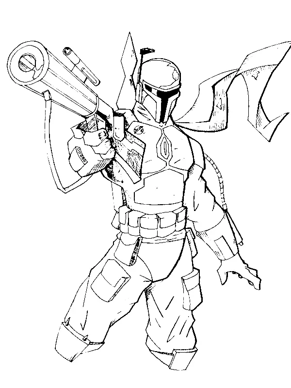 Mandalorian Coloring Pages