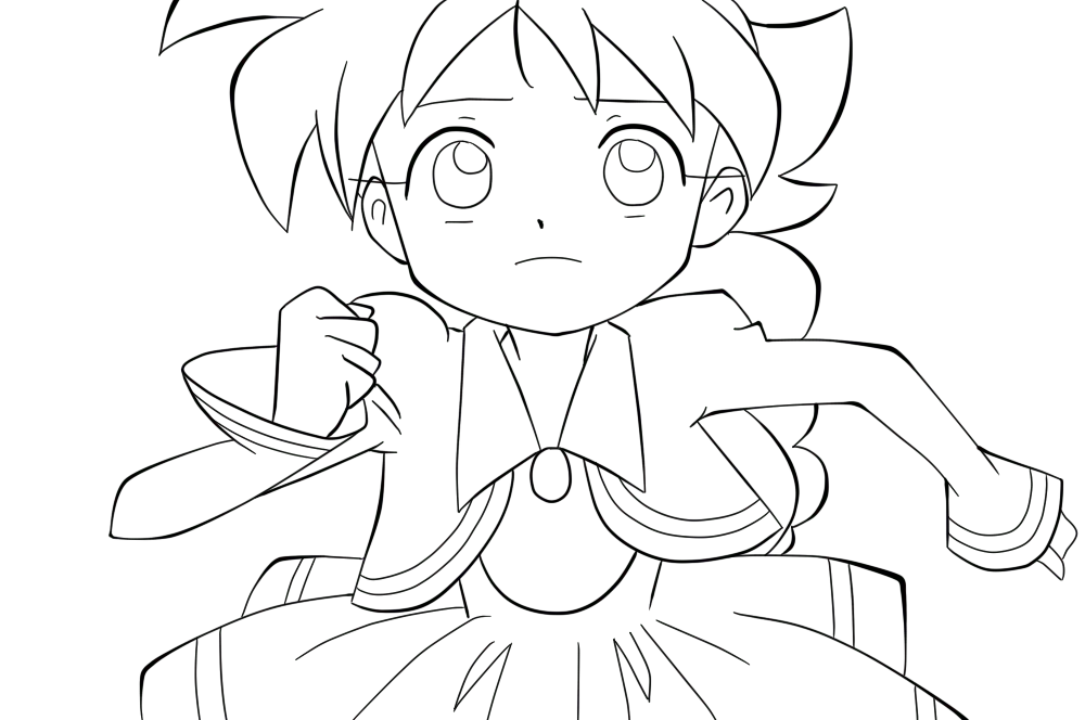 Manga Para Colorear 10