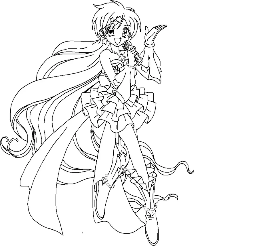 Manga Para Colorear 3