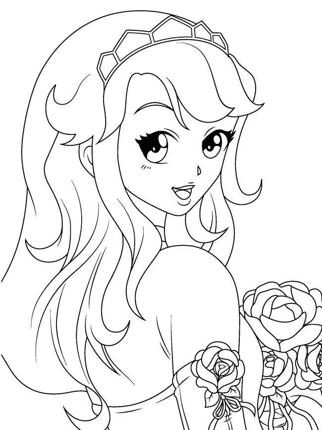 Manga Para Colorear 6