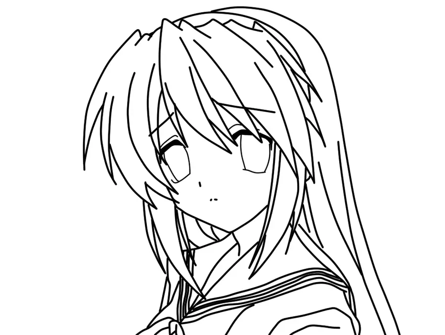 Manga Para Colorear 7