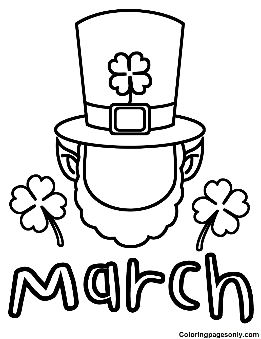 Marzo Para Colorear 13
