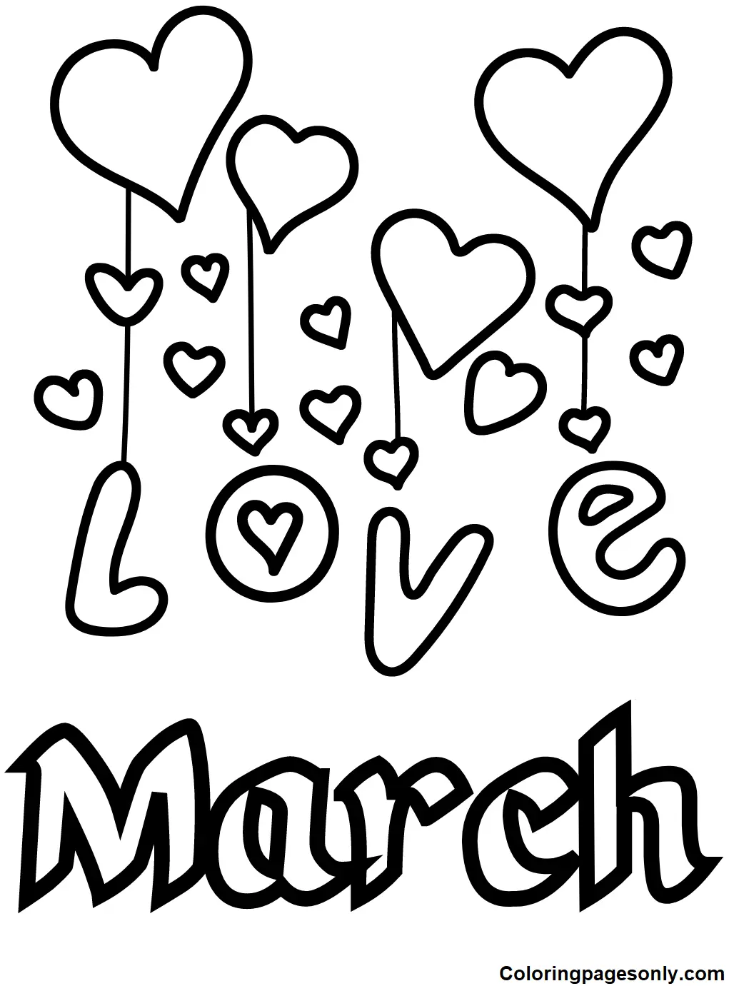 Marzo Para Colorear 16