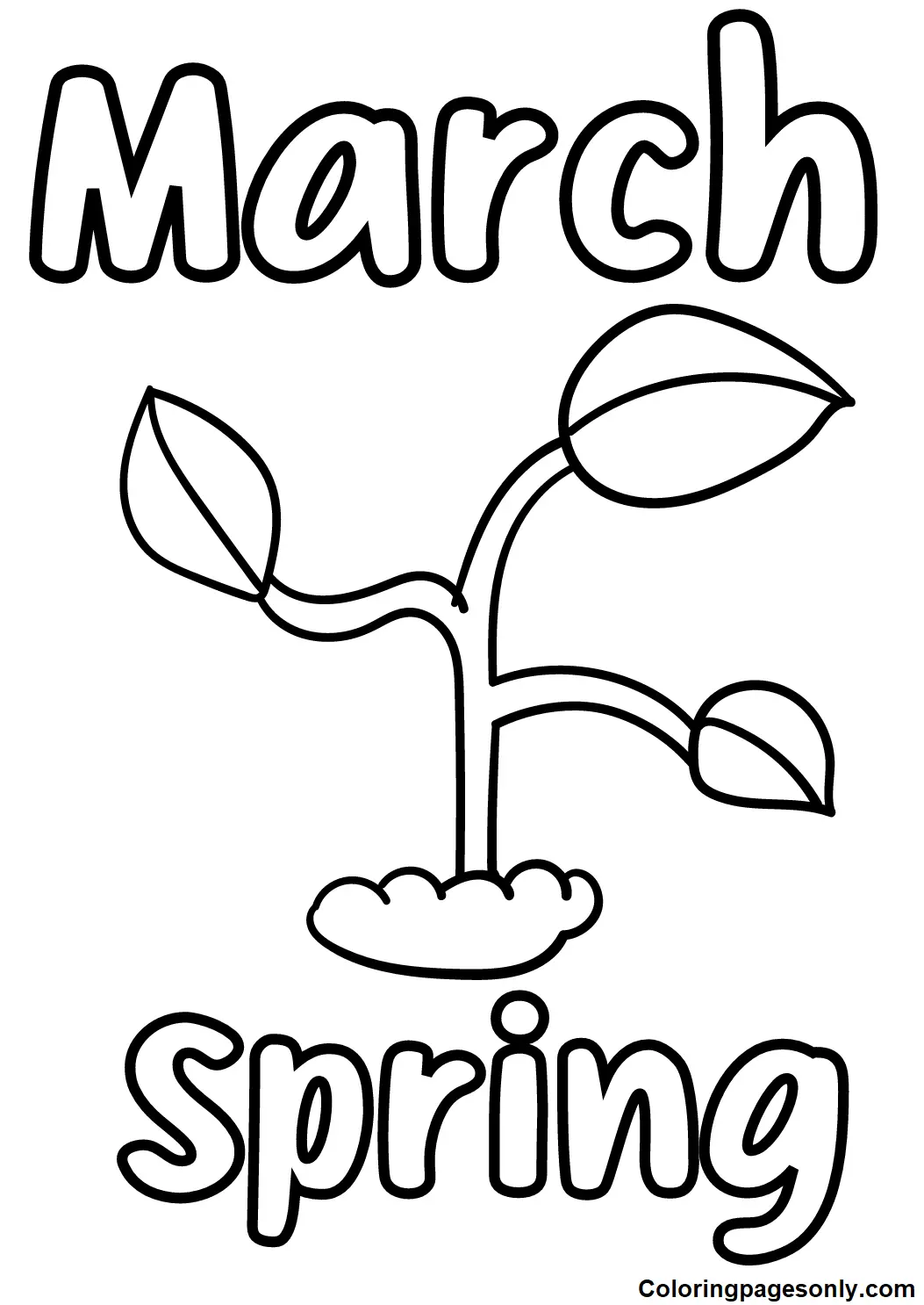 Marzo Para Colorear 21