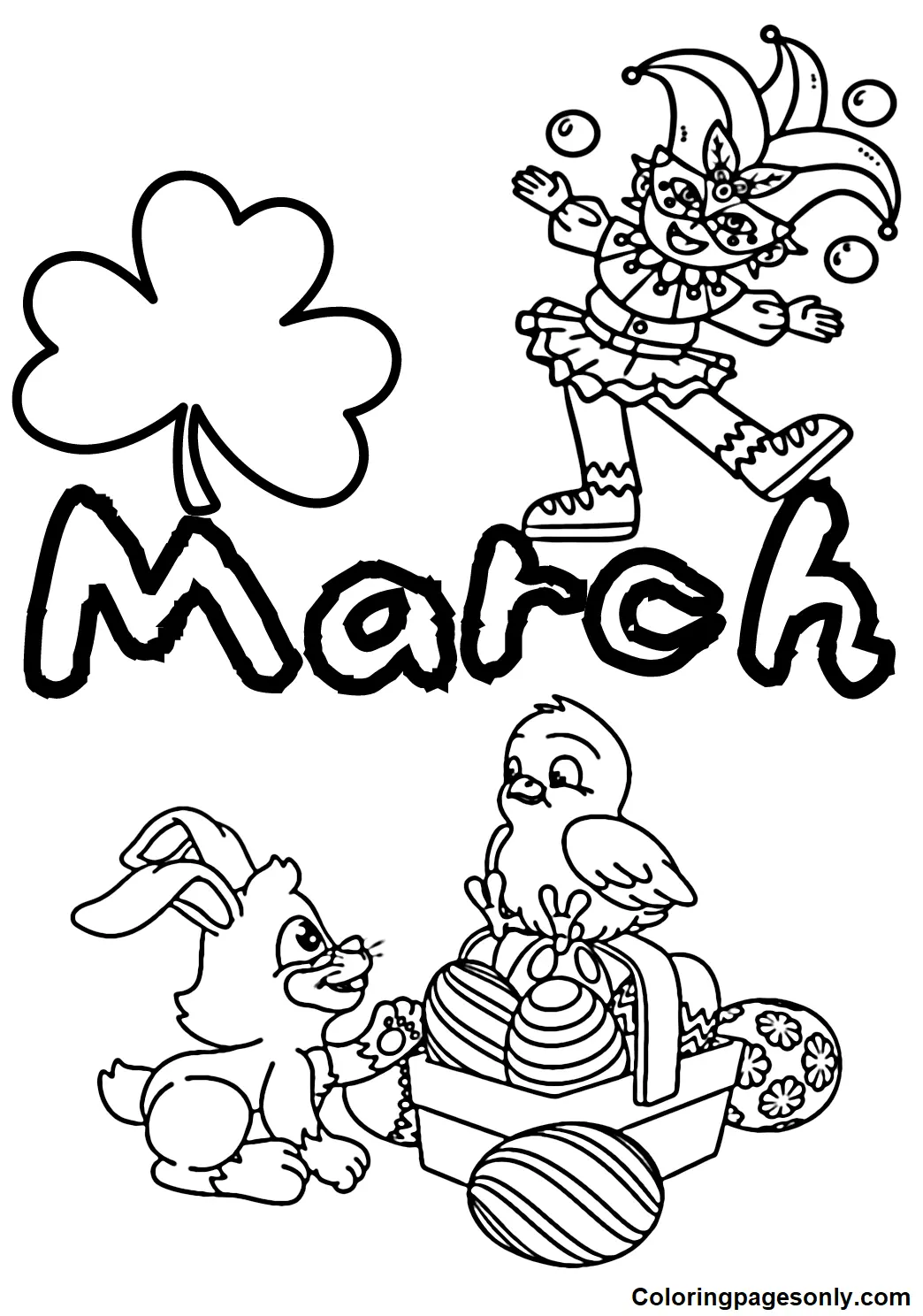 Marzo Para Colorear 22