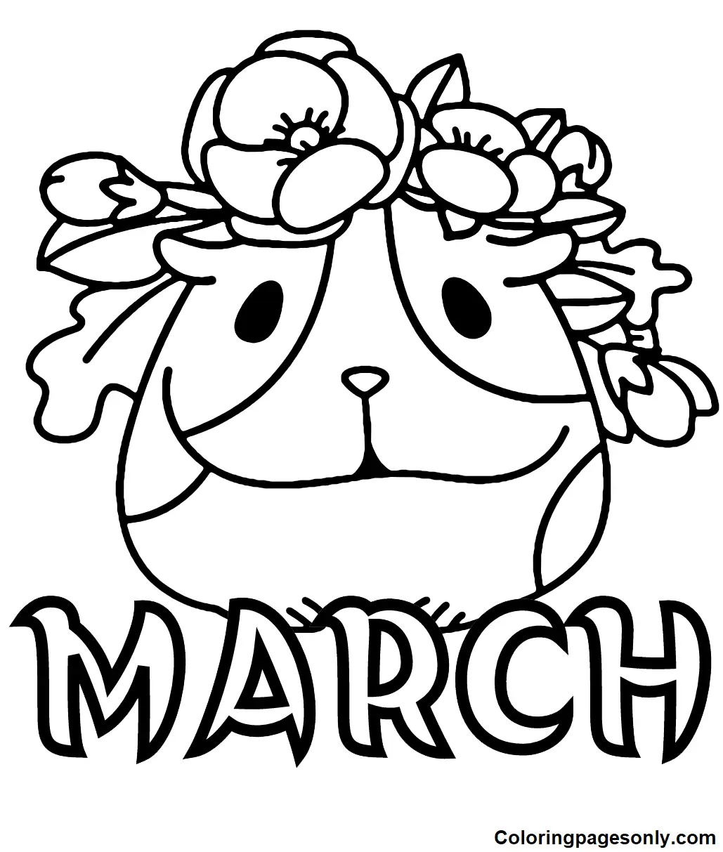 Marzo Para Colorear 27