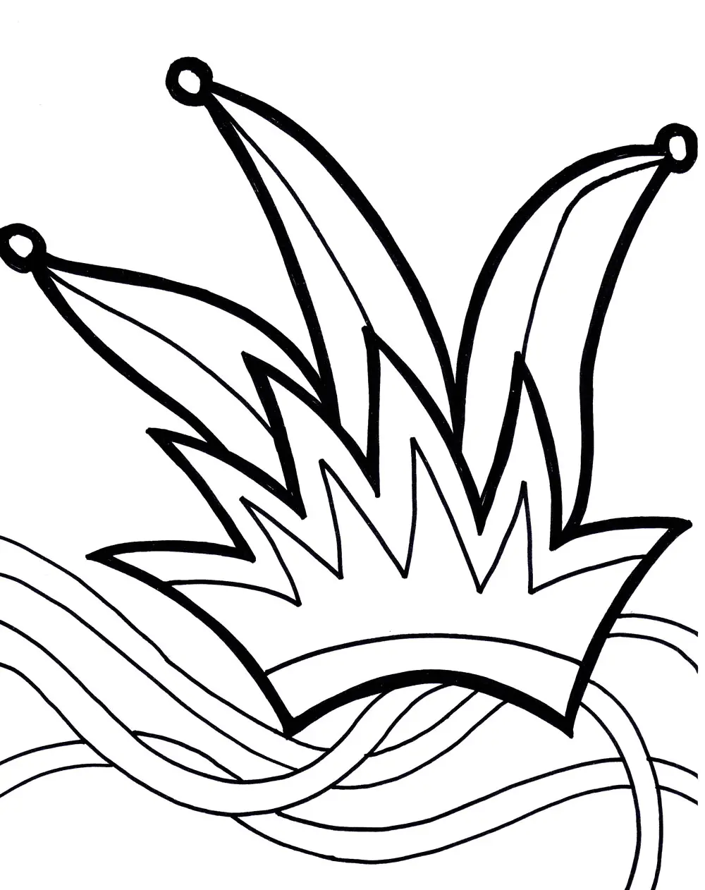 Desenhos de Mardi Gras para colorir 48