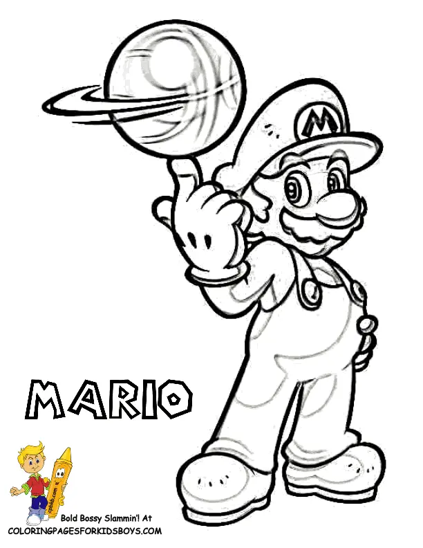 Mario Y Luigi Para Colorear 19