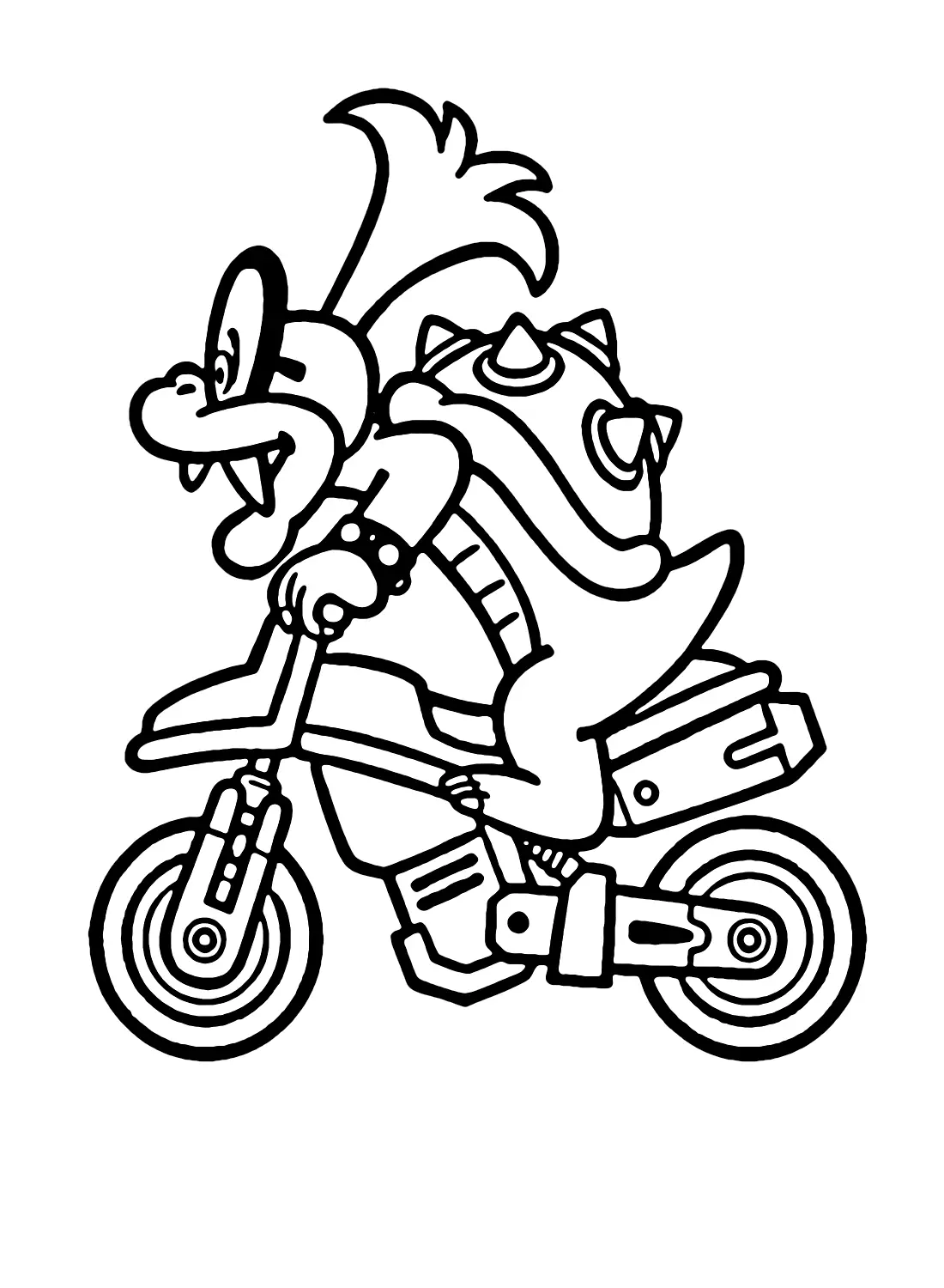 Mario Kart Coloring Pages 26