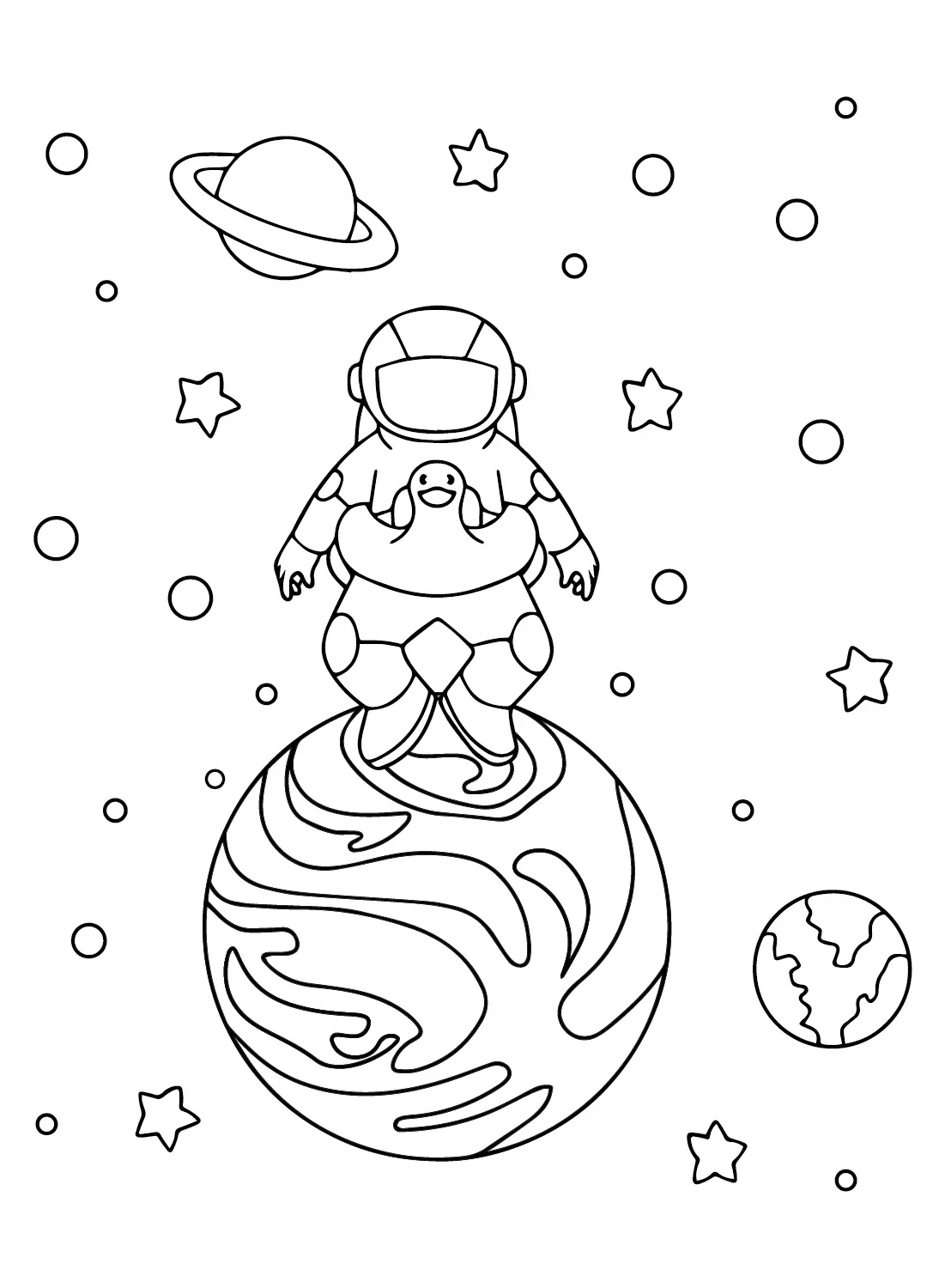 Mars Coloring Pages 12