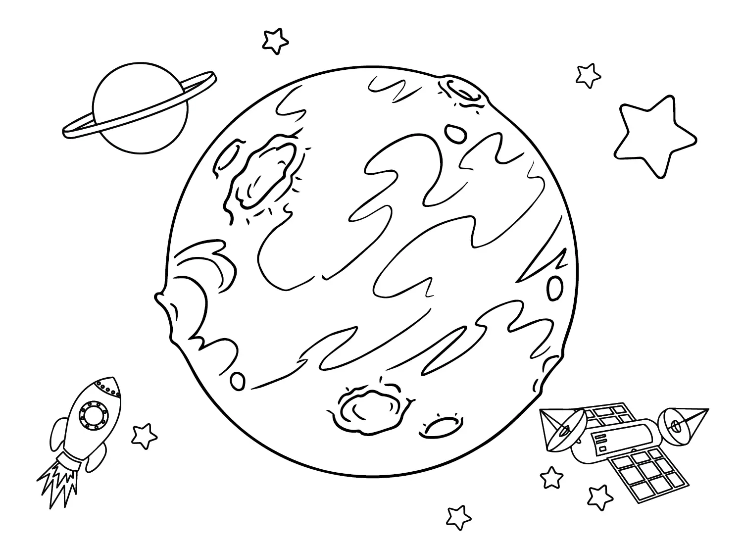 Mars Coloring Pages 17