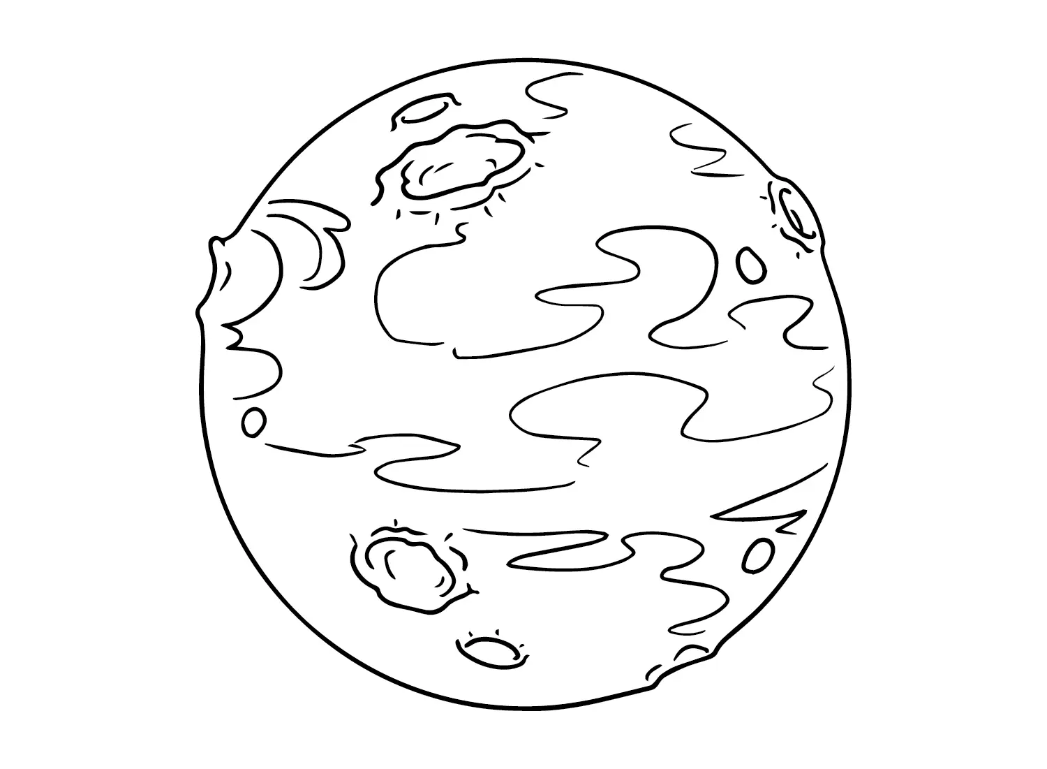 Mars Coloring Pages 7