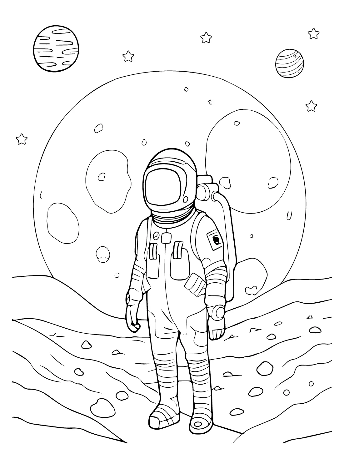 Mars Coloring Pages 9