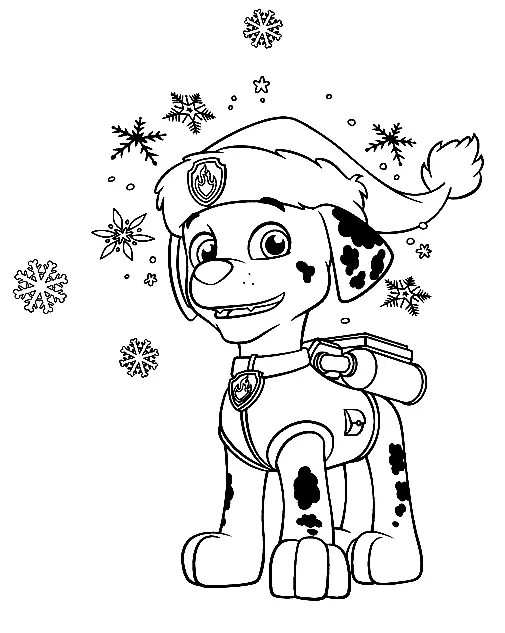 Marshall Paw Patrol Coloring Pages 21