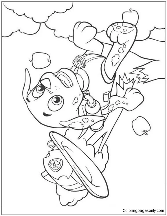 Marshall Paw Patrol Coloring Pages 54