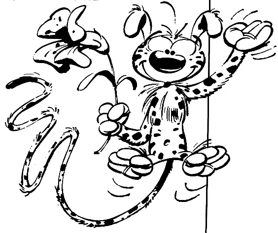 Marsupilami Ausmalbilder 10
