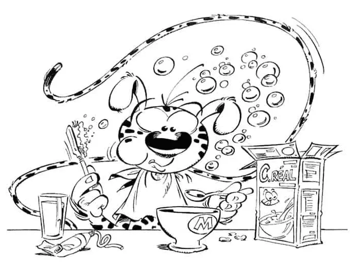Marsupilami Ausmalbilder 13