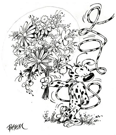 Marsupilami Ausmalbilder 14