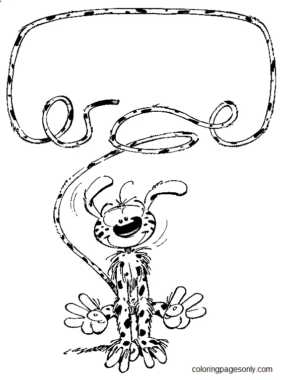Marsupilami Ausmalbilder 23