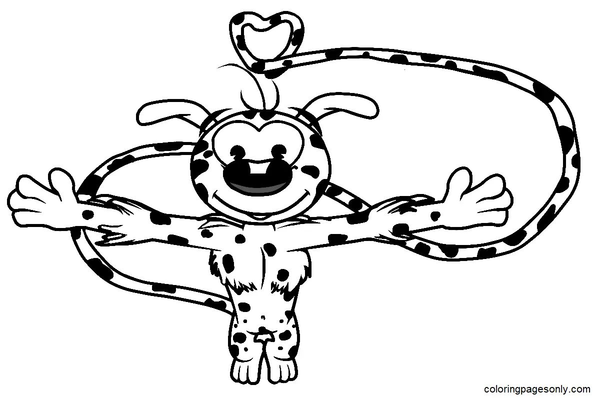 Marsupilami Ausmalbilder 25