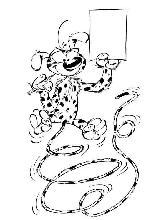 Marsupilami Ausmalbilder 3