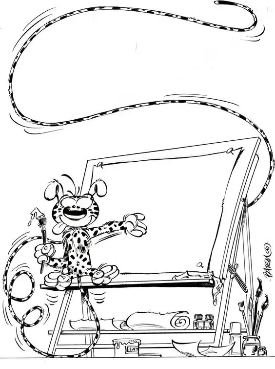 Marsupilami Ausmalbilder 30