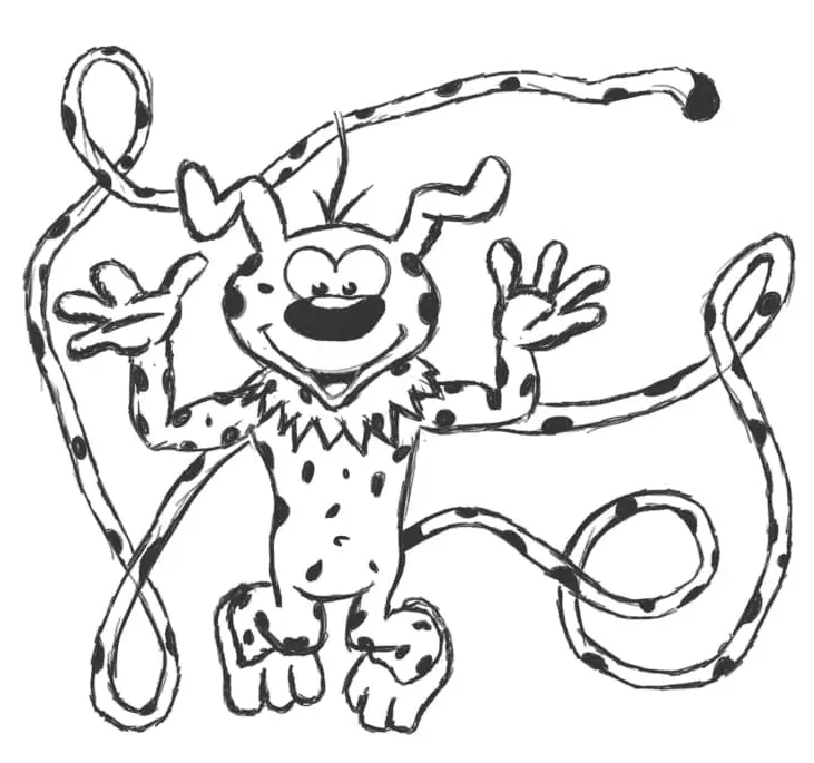Marsupilami Ausmalbilder 8