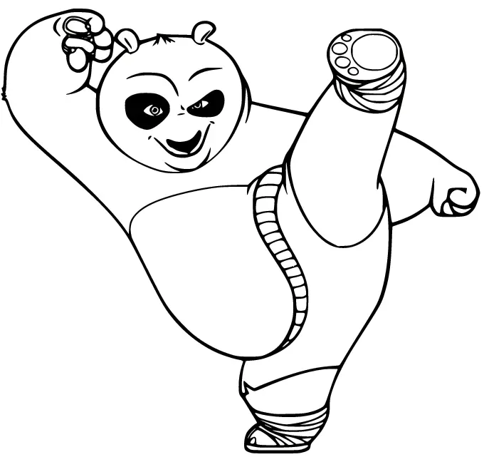 Martial Arts Coloring Pages 2