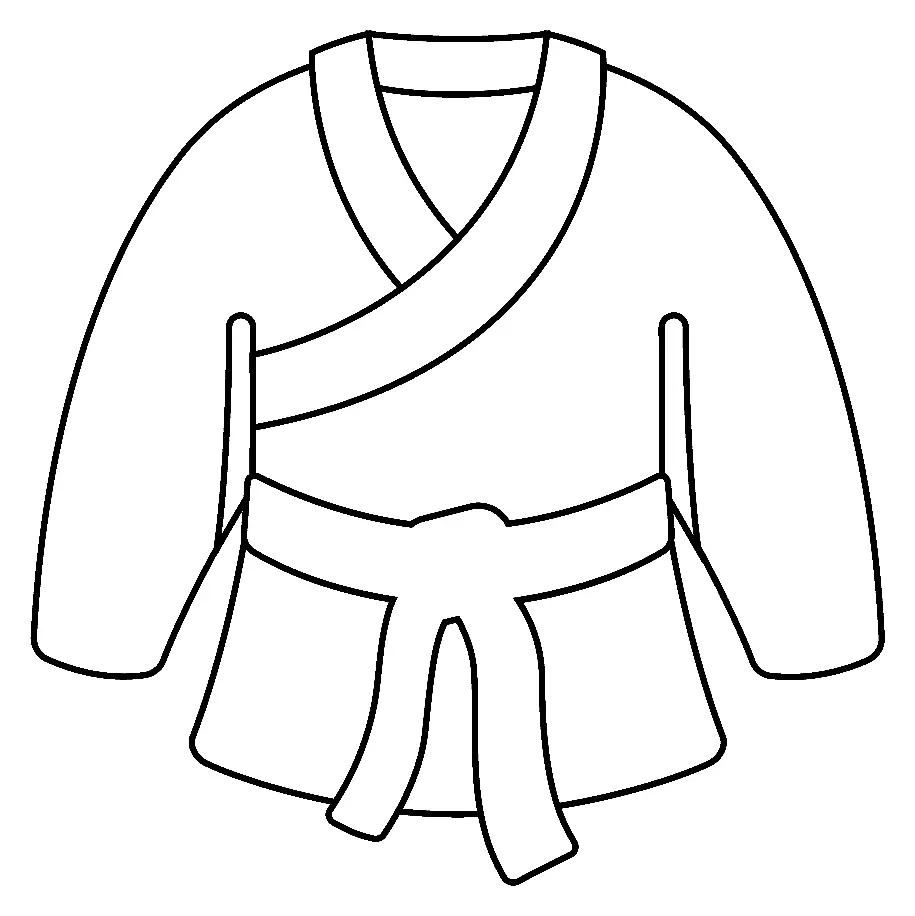 Martial Arts Coloring Pages 23