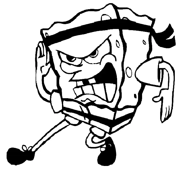 Martial Arts Coloring Pages 3
