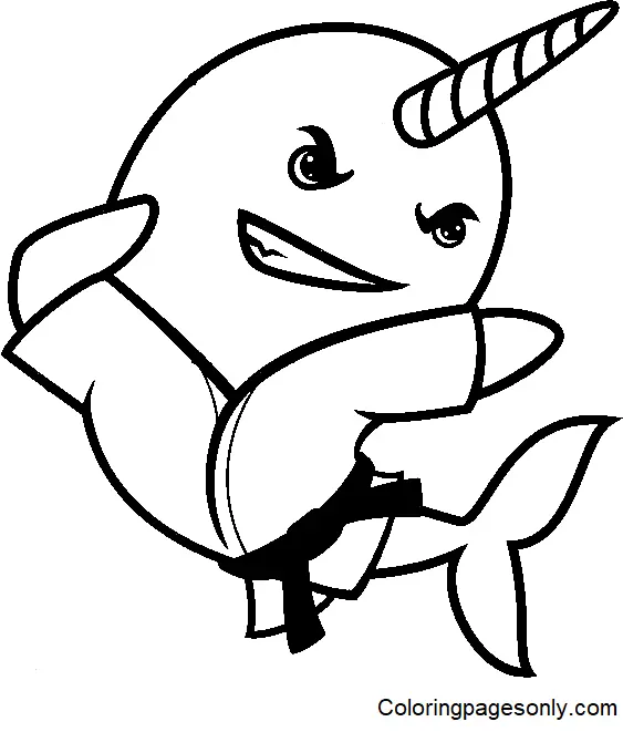 Martial Arts Coloring Pages 36