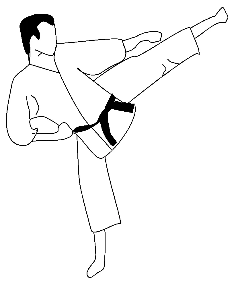 Martial Arts Coloring Pages 66