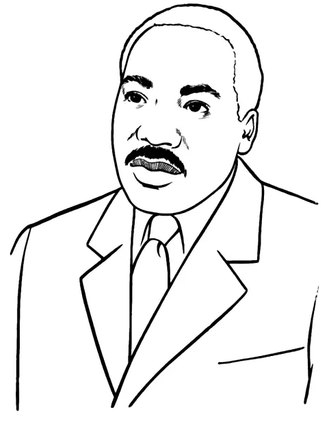 Martin Luther King Jr Coloring Pages 2