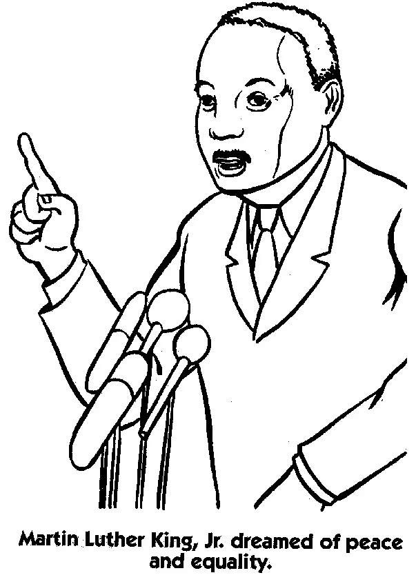 Martin Luther King Jr Coloring Pages 22