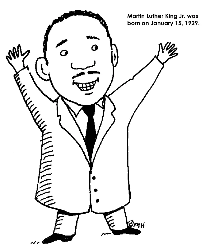 Martin Luther King Jr Coloring Pages 25