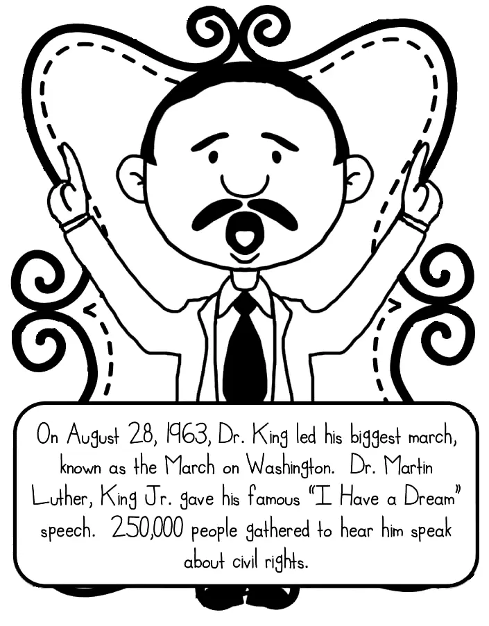 Martin Luther King Jr Coloring Pages 31