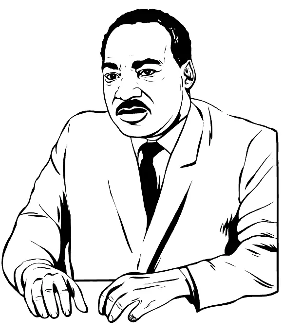 Martin Luther King Jr Coloring Pages 34