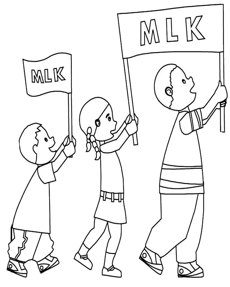Martin Luther King Jr Coloring Pages 37