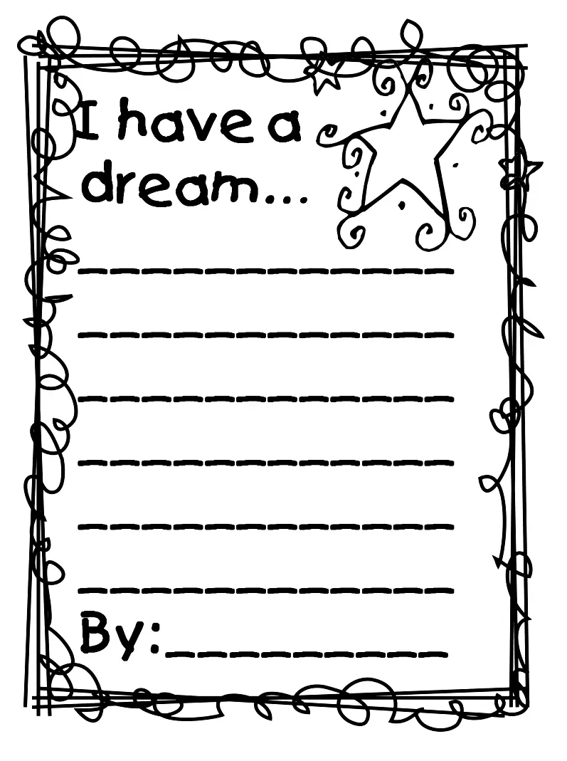 Martin Luther King Jr Coloring Pages 7