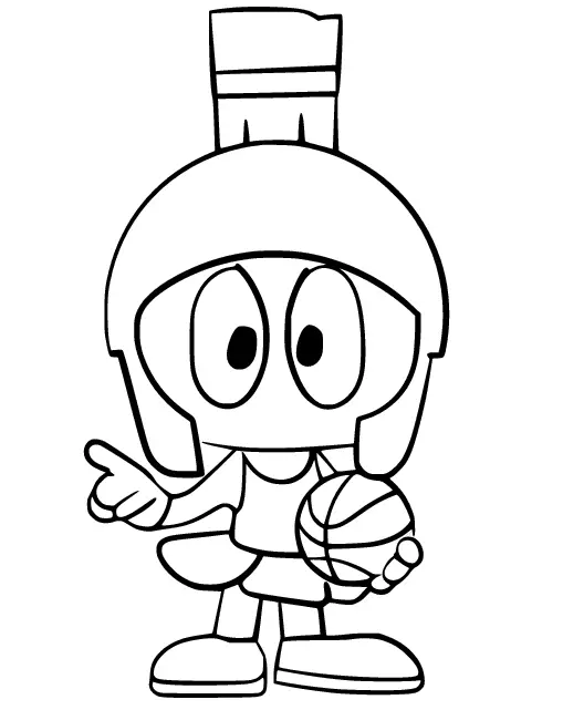 Marvin the Martian Coloring Pages 20