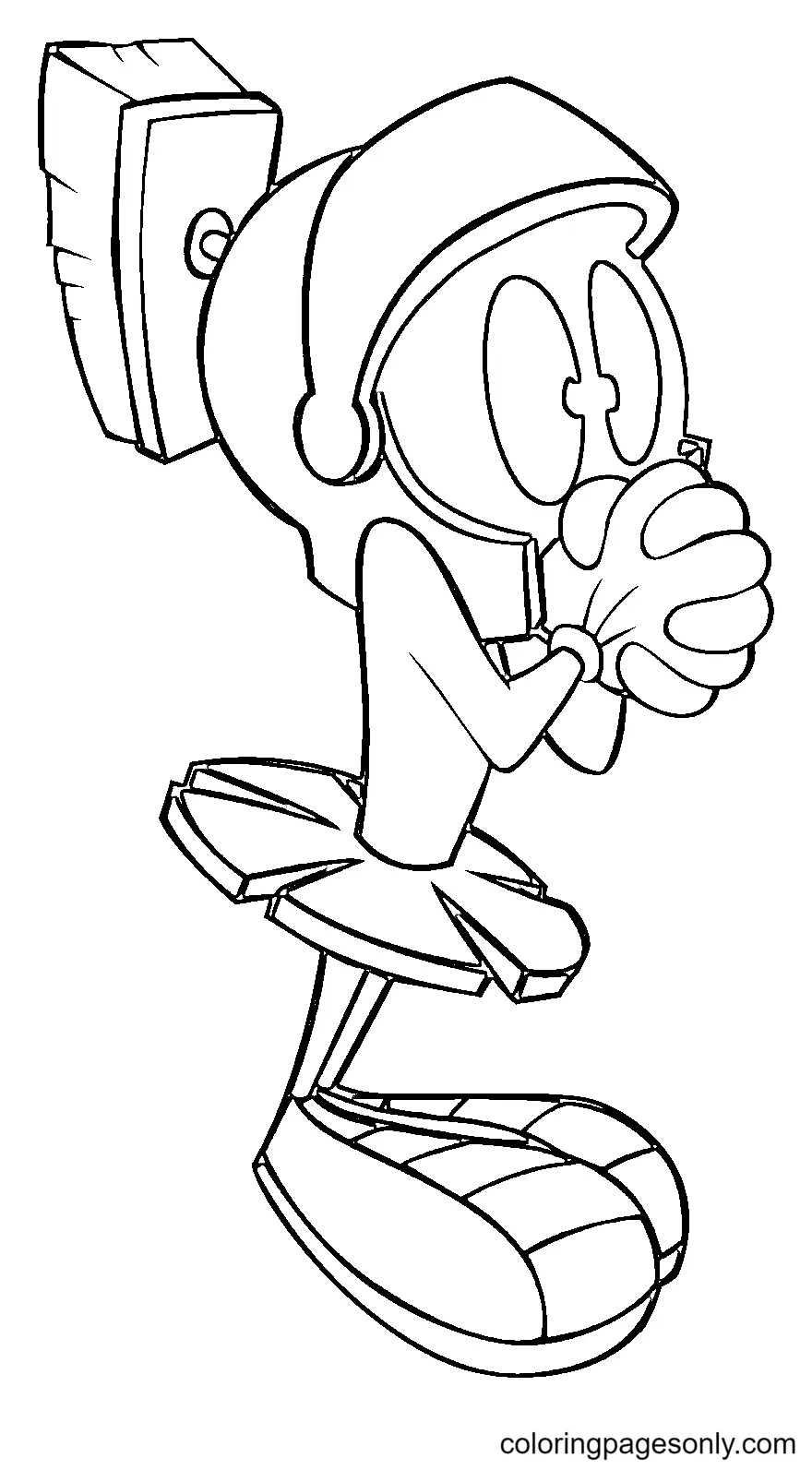 Marvin the Martian Coloring Pages 22