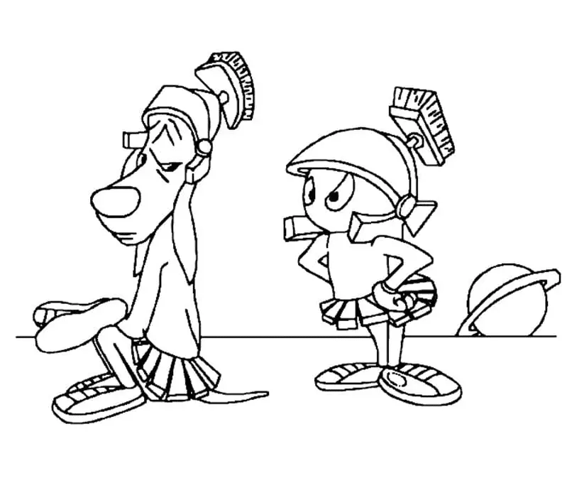 Marvin the Martian Coloring Pages 25