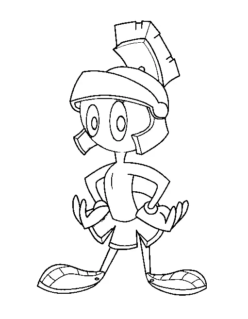 Marvin the Martian Coloring Pages 43