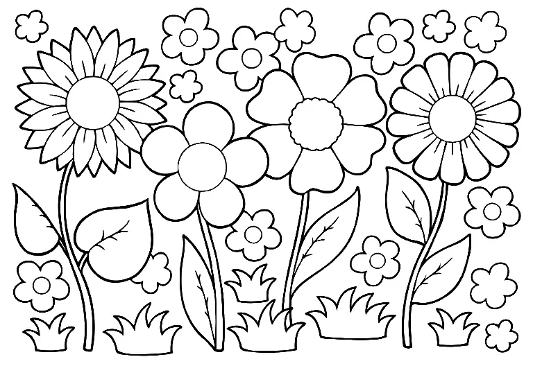 May Coloring Pages 1